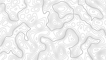 Topographic map contours, White wave paper curved reliefs abstract background, World map Template. Stock vector Vector geographic contour map. Seamless Topographic Lines, Vintage outdoors style.
