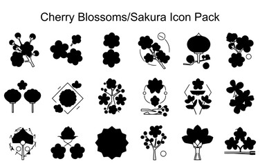 Obraz premium Cherry Blossoms/Sakura Icon Pack