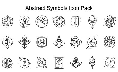 Abstract Symbols Icon Pack