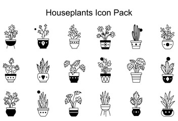 Houseplants Icon Pack