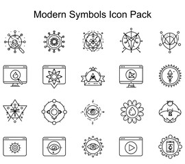 Modern Symbols Icon Pack