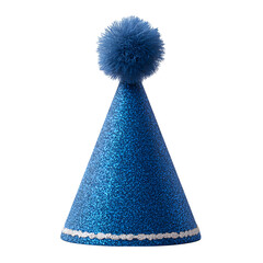 blue hat isolated on white