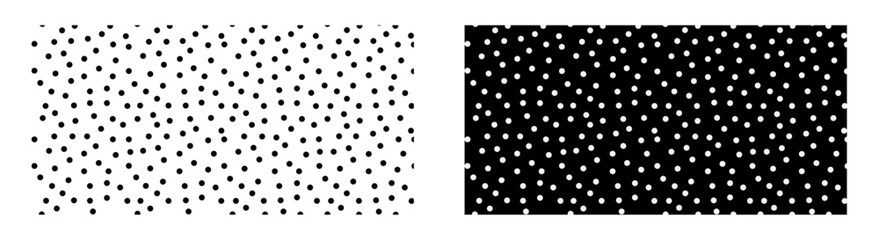 Background with monochrome dotted texture. Polka dot pattern template vector dots pattern

