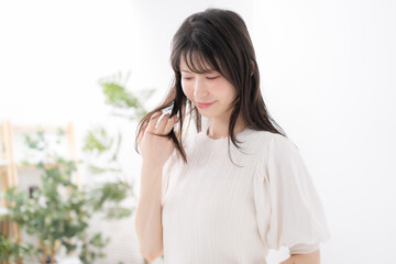 女性　ヘアケア
