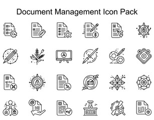 Document Management Icon Pack