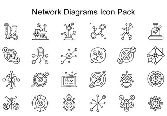 Network Diagrams Icon Pack