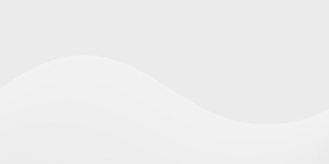 Background shows a white abstract curved line, creating a simple but modern design element. The wave adds a subtle, flowing accent to the web page.