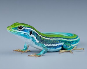 Obraz premium Vibrant lizard, bright colors