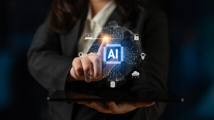 Global AI artificial intelligence transforms AI technology worldwide. Global artificial...