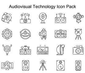 Audiovisual Technology Icon Pack