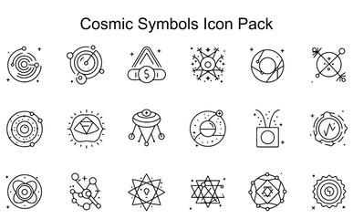 Cosmic Symbols Icon Pack