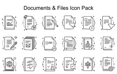 Documents & Files Icon Pack