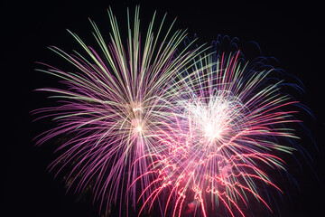 Fototapeta premium fireworks in the night sky