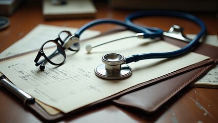 Vintage Physician's Office with Essential Medical Gear