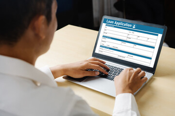 Online loan application form for modish digital information collection on the internet network
