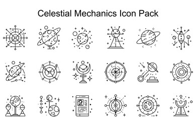 Celestial Mechanics Icon Pack