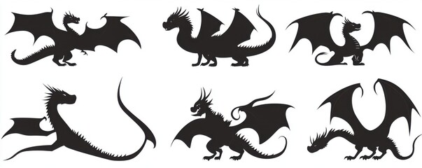 Dragon Silhouettes