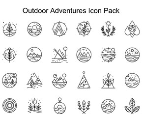 Outdoor Adventure Icons