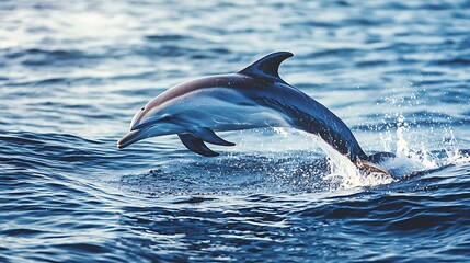 Fototapeta premium Dolphin leaping out of water