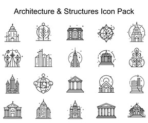 Architecture & Structures Icon Pack