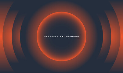 Abstract Glowing Orange Wave Background with Fire and Space Elements – Vector Illustration