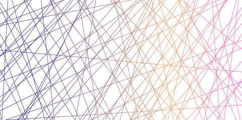 Abstract background with lines Vector abstract futuristic digital landscape with lines. Geometric lines pattern transparent background. Black and white abstract random chaotic liens .