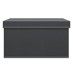 black box isolated on white background