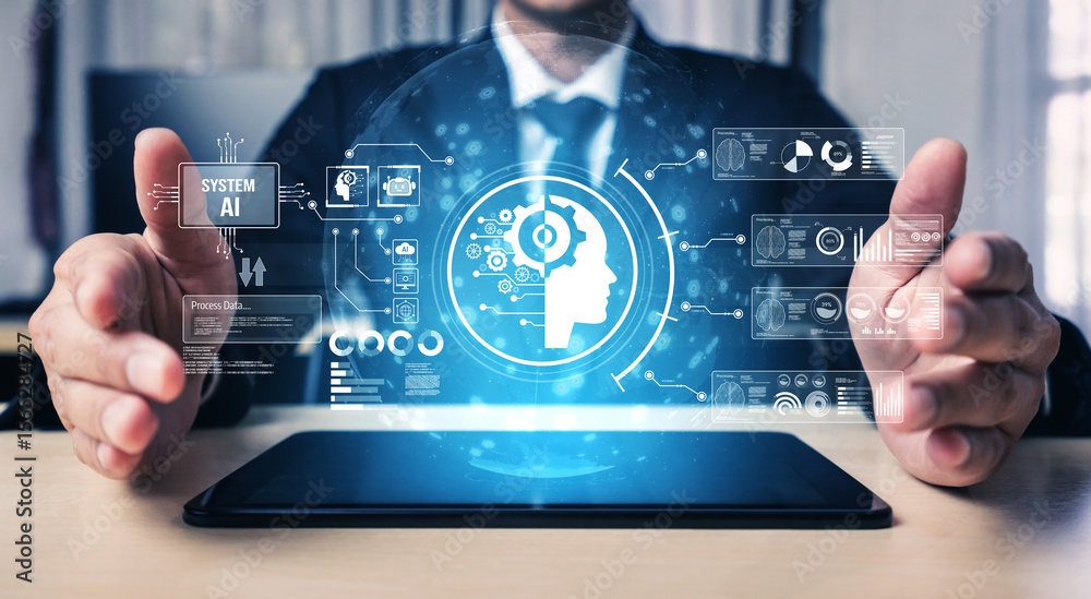 Poster ai assistant with llm, big data, machine learning, and generative ai powers prompt engineering and s