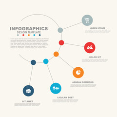 Infographic design template with place for your data. Vector illustration.