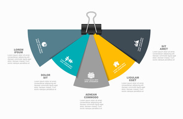Infographic design template with place for your data. Vector illustration.