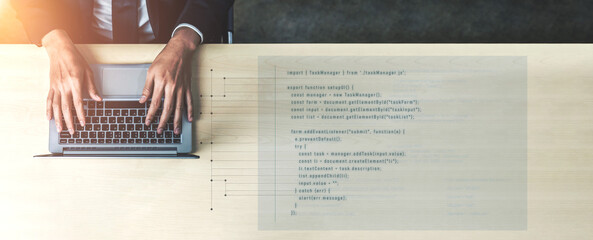 JavaScript programming for task manager user interface, handling form submission, input validation,...