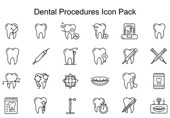 Dental Procedures Icon Pack