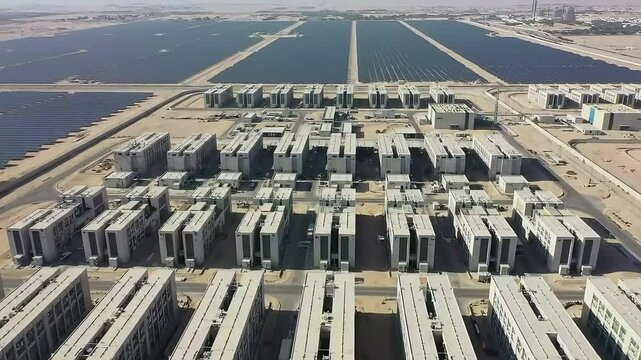 Concept Moro Hub Solar-Powered Data Center Rows - Dubai's Muhammad Bin Rashid Al Maktoum Solar Panel Park