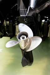 Boat engine propeller