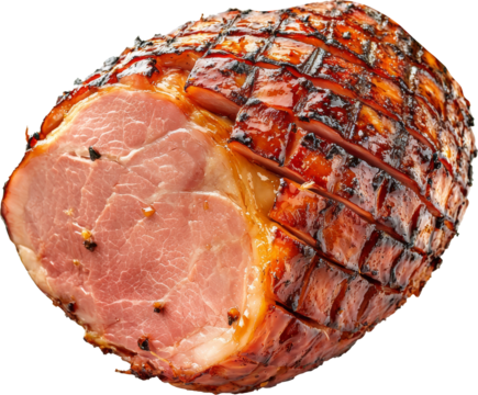 whole glazed ham