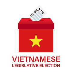Election in Vietnam. Election Concept. Vector Illustration.