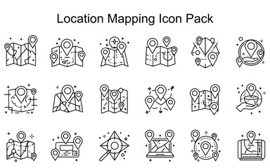 Location Mapping Icon Pack