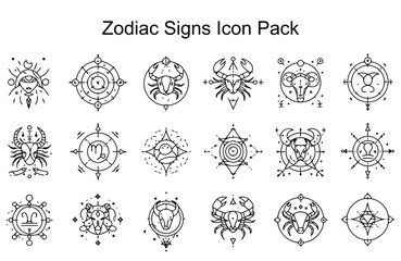 Zodiac Signs Icon Pack