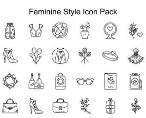 Feminine Style Icon Pack