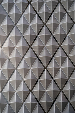 Modern geometric city architecture facade pattern