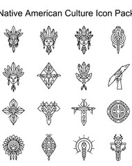 Native American Culture Icon Pack