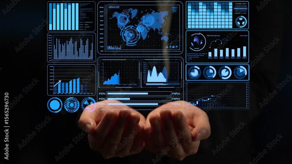 Poster data analytics and big data strategy for real-time analytics, predictive data modeling, business int