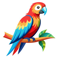 parrot on a branch