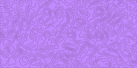 Artistic map texture using seamless contour curves

