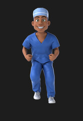 Fun 3D Cartoon Scrubs Animation