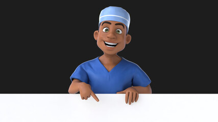 Fun 3D Cartoon Scrubs Animation