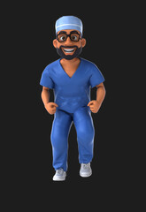 Fun 3D Cartoon Scrubs Animation