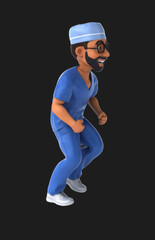 Fun 3D Cartoon Scrubs Animation