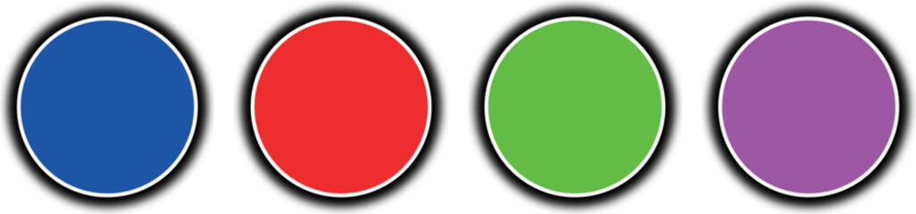 Luminous Colourful Laser Circle with Glowing Ring and Futuristic Light Trails – Isolated Transparent Vector for Tech Themes