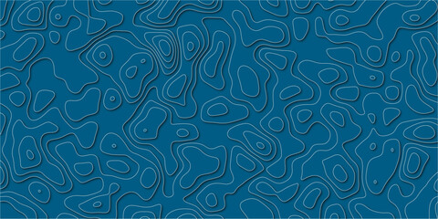 Abstract representation of a flowing topographic surface

